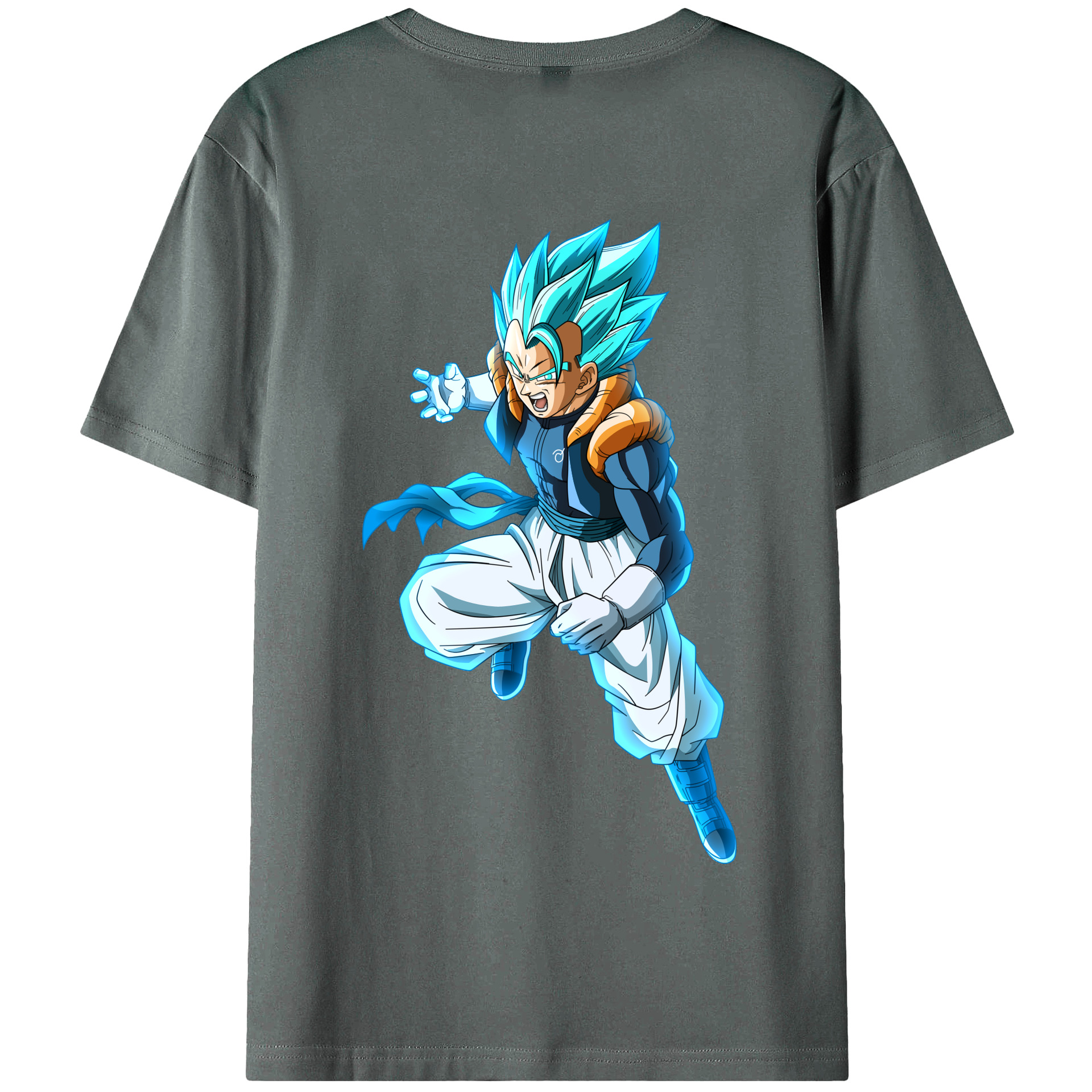 （画像用） ドラゴンボール ベジータ四世（Bejīta Yonsei）DRAGON BALL Vegeta IV 綿100％半袖Tシャツ（背面プリント）